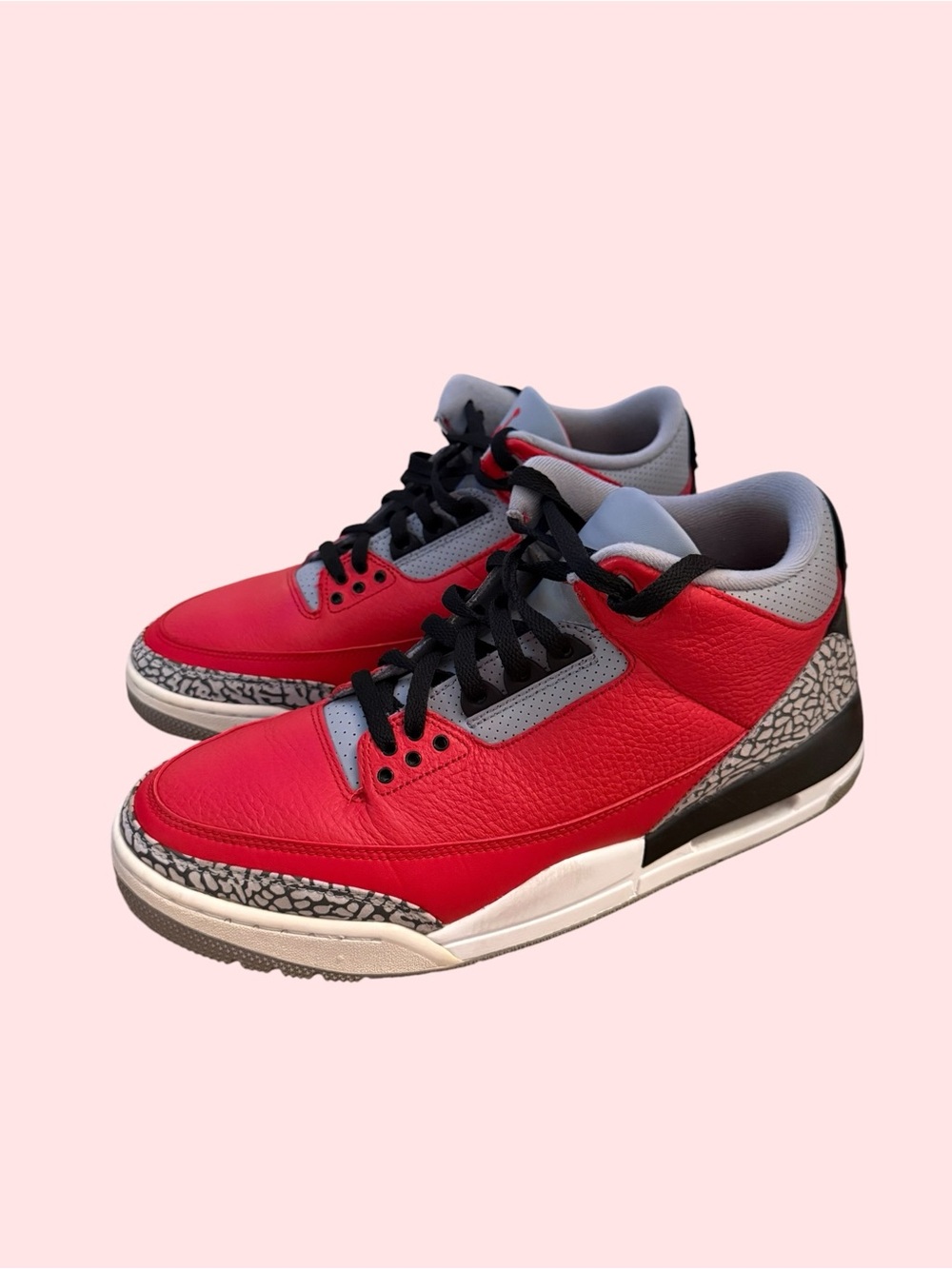 Nike Air Jordan 3 Retro SE Fire Red Cement Grey Sneaker Men’s Size 11.5